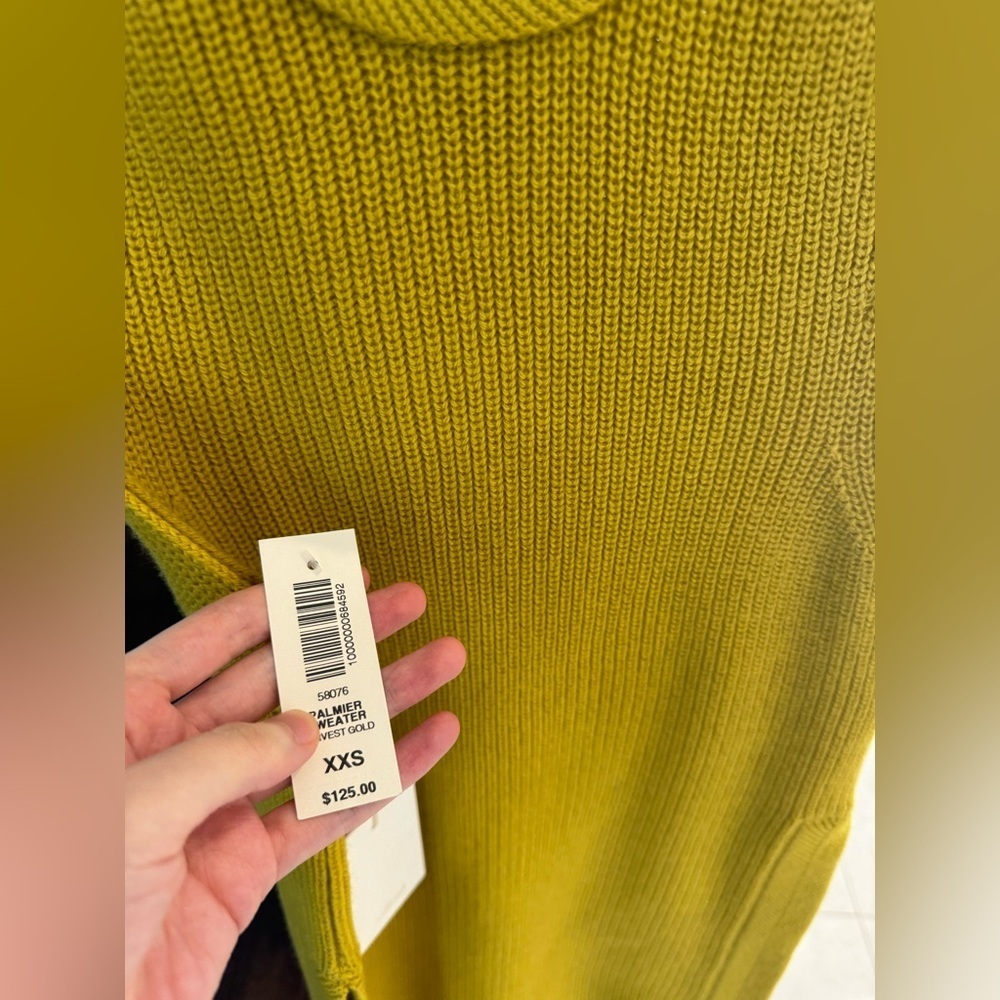đBrand new Wilfred palmier sweater in mustard color - Picture 5 of 8